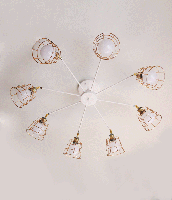 네트 8등 거실전등 아파트거실등