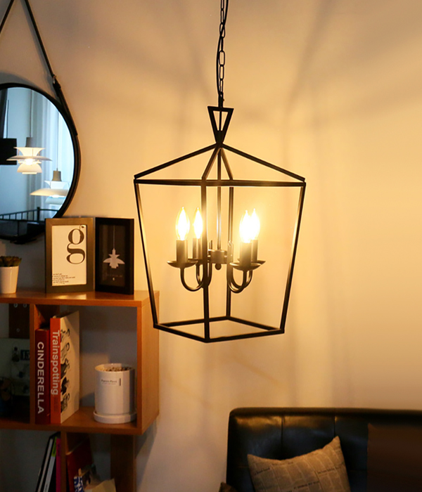 파레스 4등 LED식탁등 빈티지펜던트조명