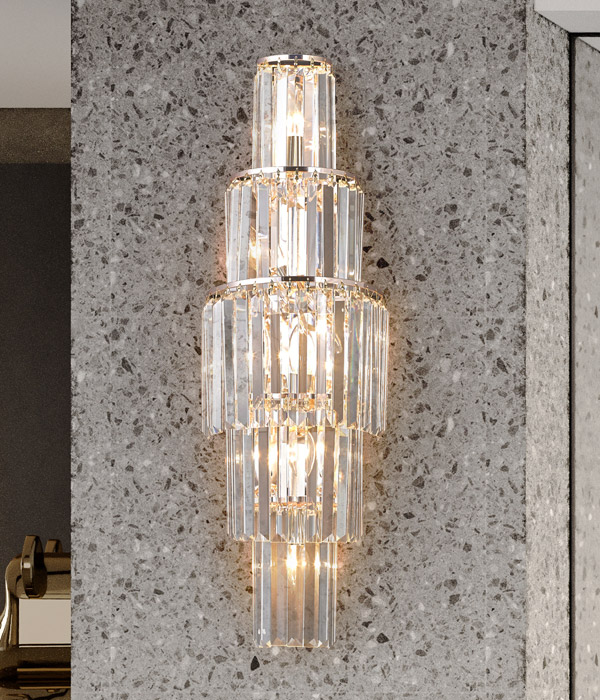 로시 6등(대) 벽전등 크리스탈벽등