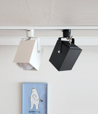 쿠바 스포트 레일조명(블랙 화이트)